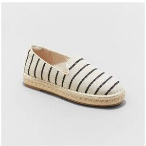 NWT Women’s Skipper Striped Espadrille Flats-Universal Thread Size 10 #320